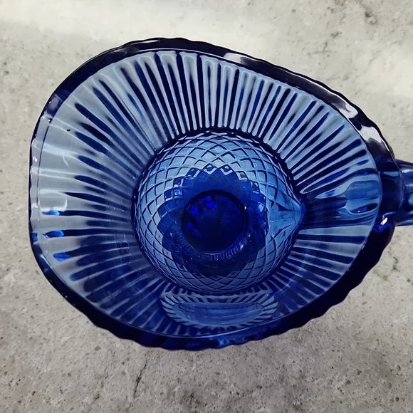 Vintage AVON Cobalt Blue Pitcher Old Mount Vernon - Picture 5 of 12